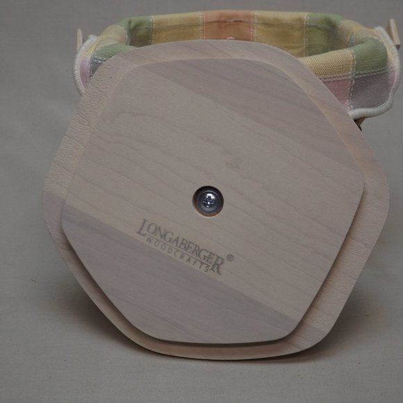 Longaberger 2001 Horizon of Hope /A.C.S. Basket Combo Complete with Lid - Picture 6 of 16